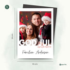God jul - fleksible magnetkort