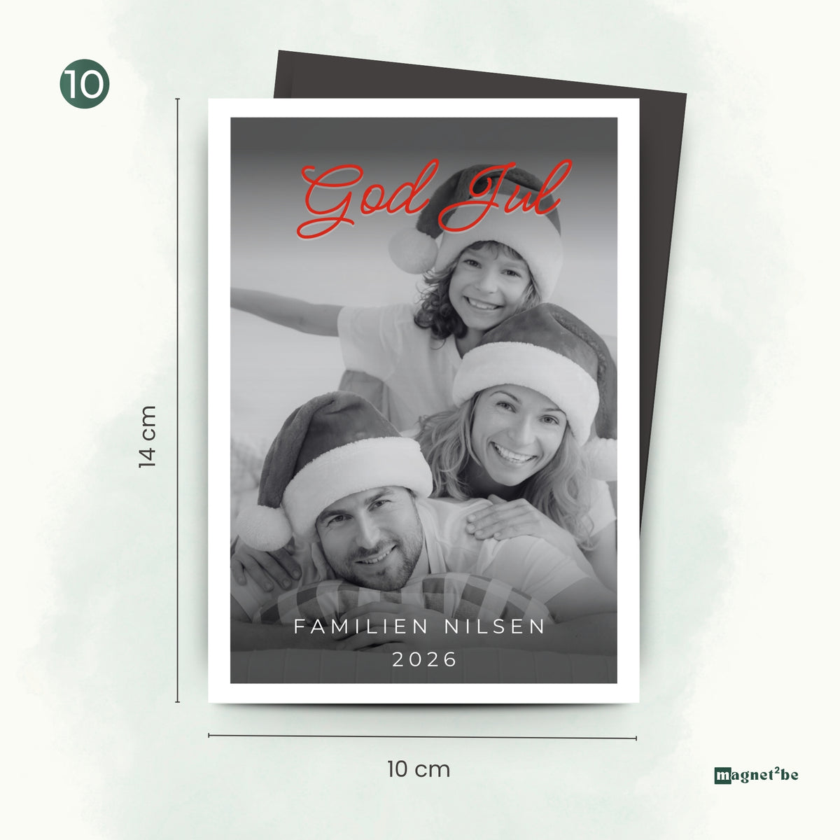 God jul - fleksible magnetkort