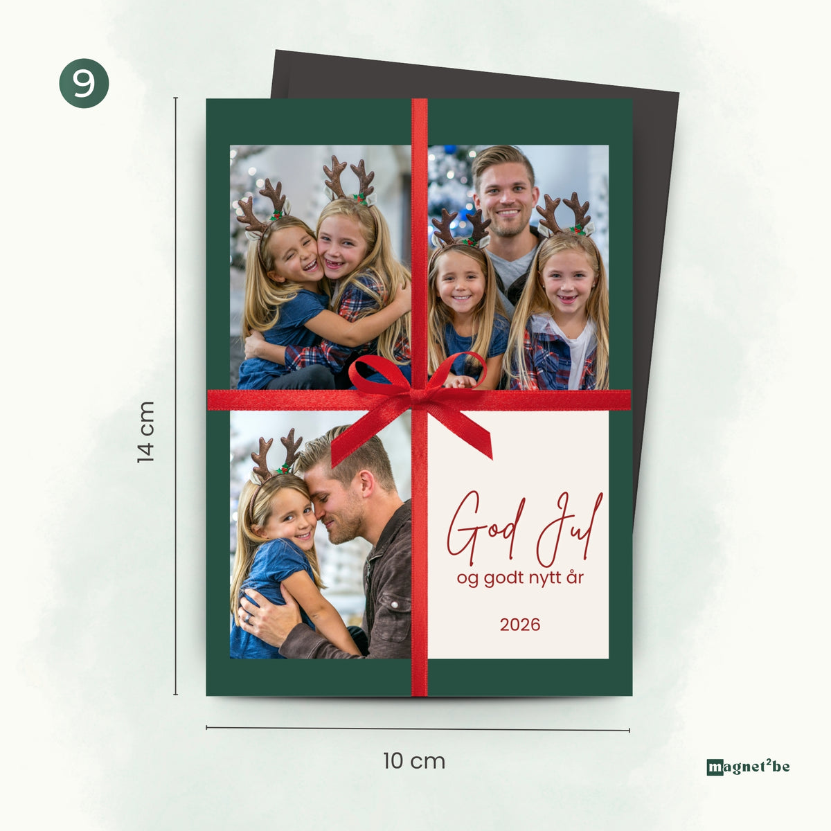 God jul - fleksible magnetkort